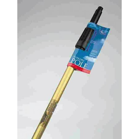 Ettore Ettore REA-C-H Telescoping 12 ft. L X 1 in. D Aluminum Extension Pole Silver/Blue 43012